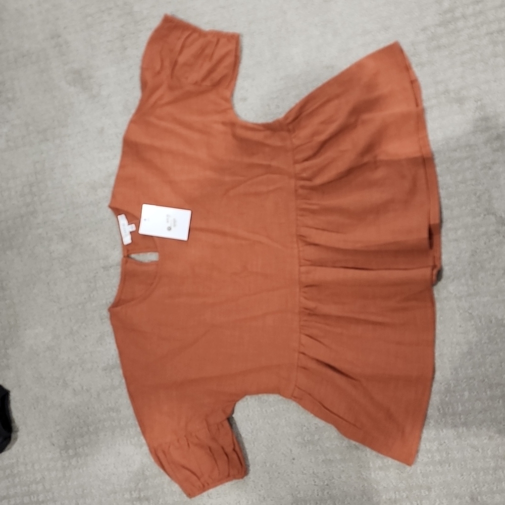 Rust blouse